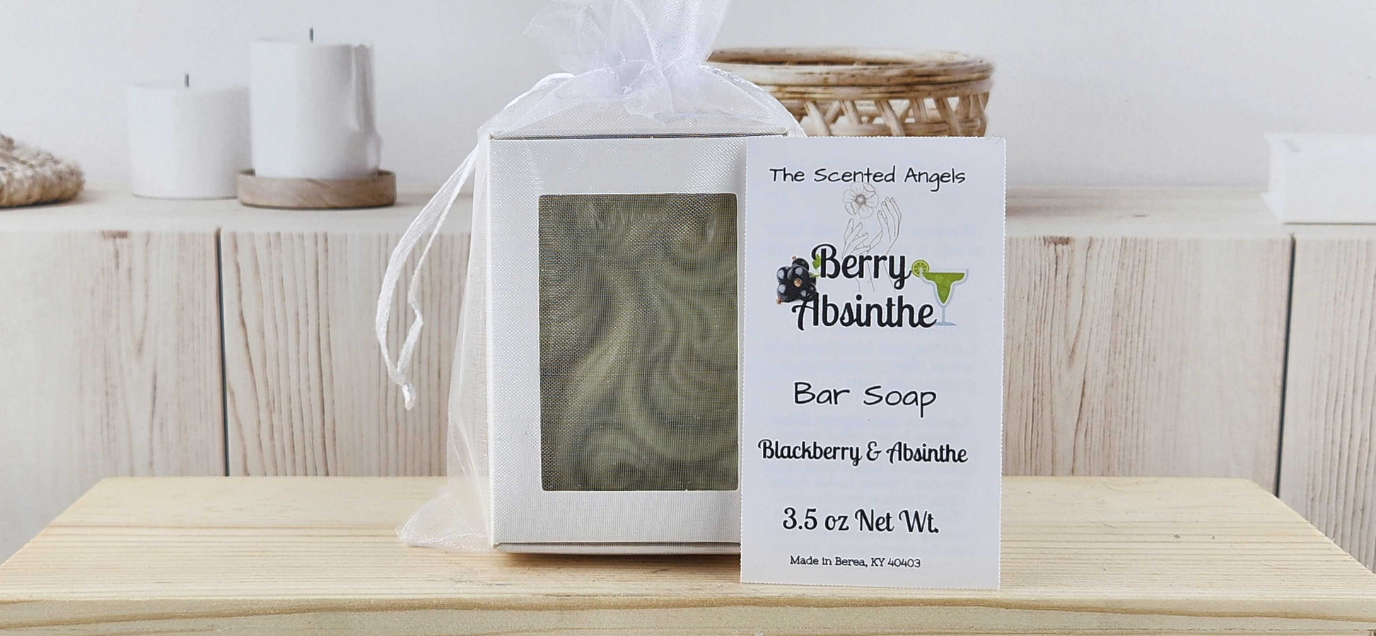 Berry Absinthe Floral Bar Soap - F1 The Scented Angels Bar Soap