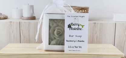 Berry Absinthe Rose Floral Bar Soap - READ DESCRIPTION The Scented Angels Bar Soap