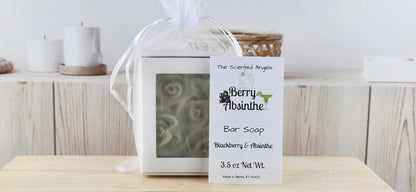 Berry Absinthe Rose Floral Bar Soap - READ DESCRIPTION The Scented Angels Bar Soap