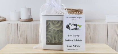 Berry Absinthe Rose Floral Bar Soap - READ DESCRIPTION The Scented Angels Bar Soap