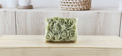 Berry Absinthe Rose Petal Flower Soap Bar The Scented Angels Bar Soap