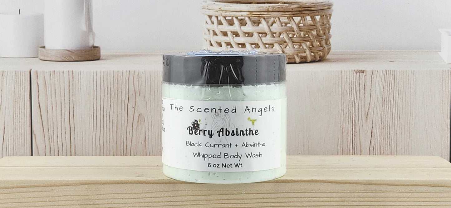 Berry Absinthe Whipped Body Wash The Scented Angels Bar Soap