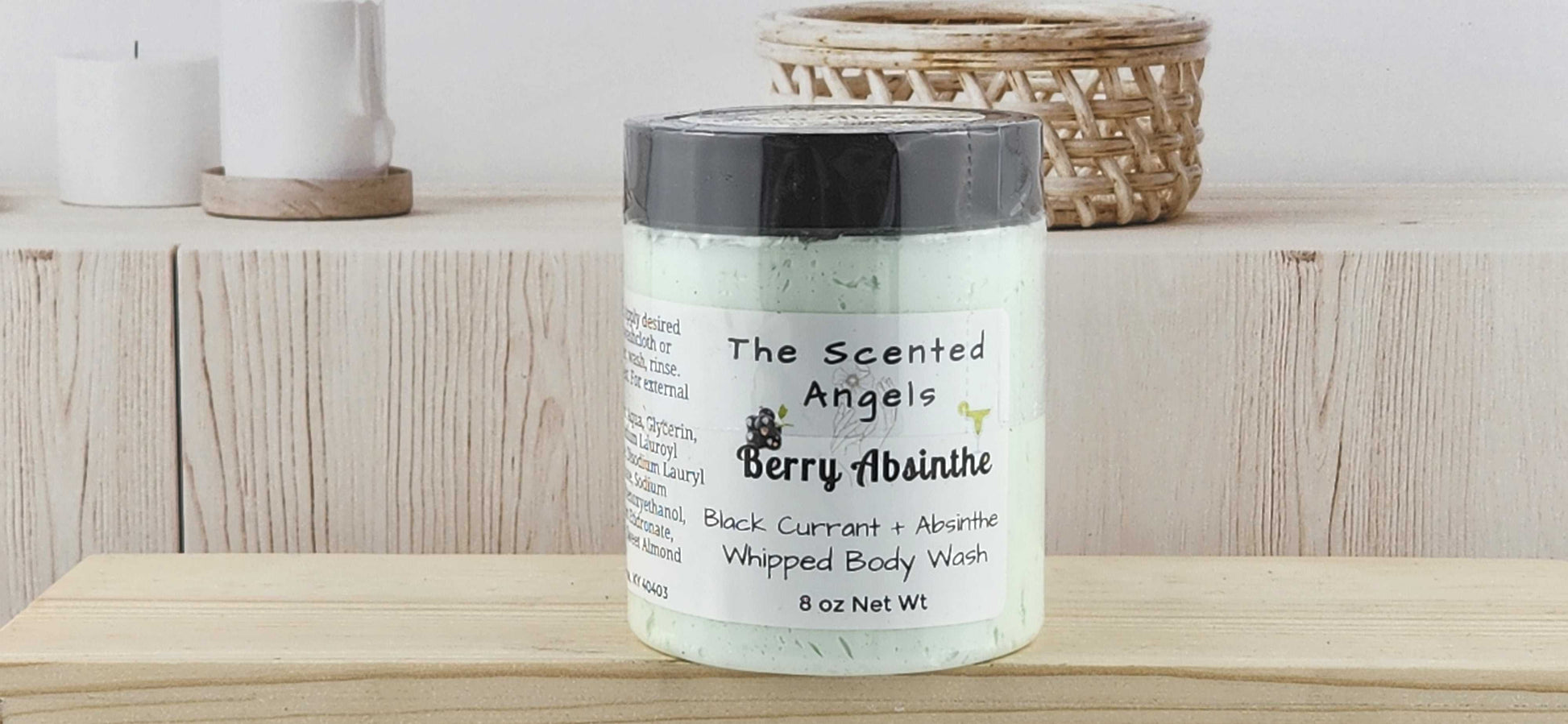 Berry Absinthe Whipped Body Wash The Scented Angels Bar Soap