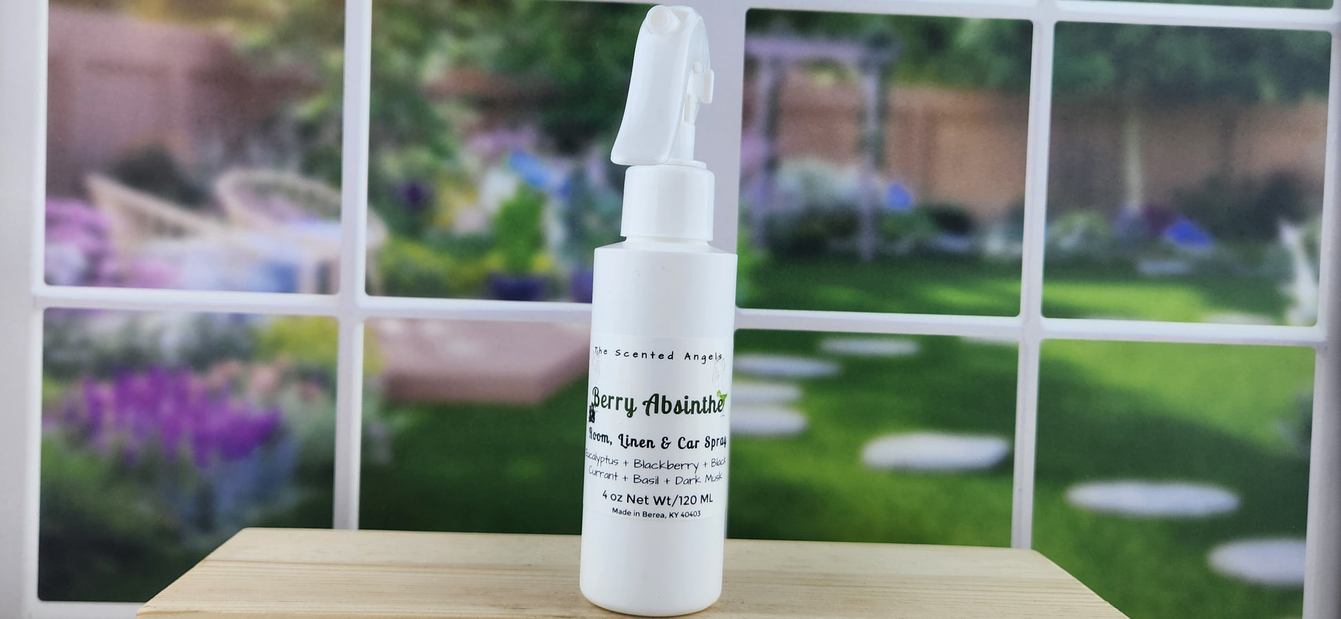 Berry Absinthe Odor Eliminating Spray front label