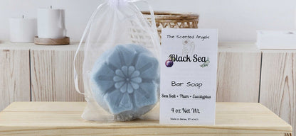 Black Sea Floral Bar Soap - F2 The Scented Angels Bar Soap