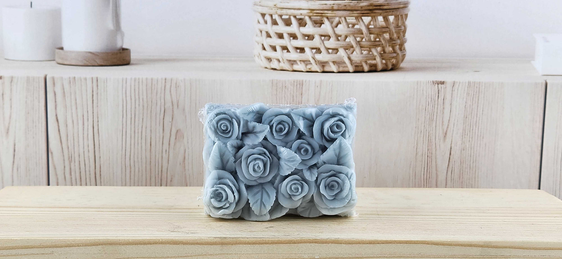 Black Sea Rose Petal Flower Soap Bar The Scented Angels Bar Soap