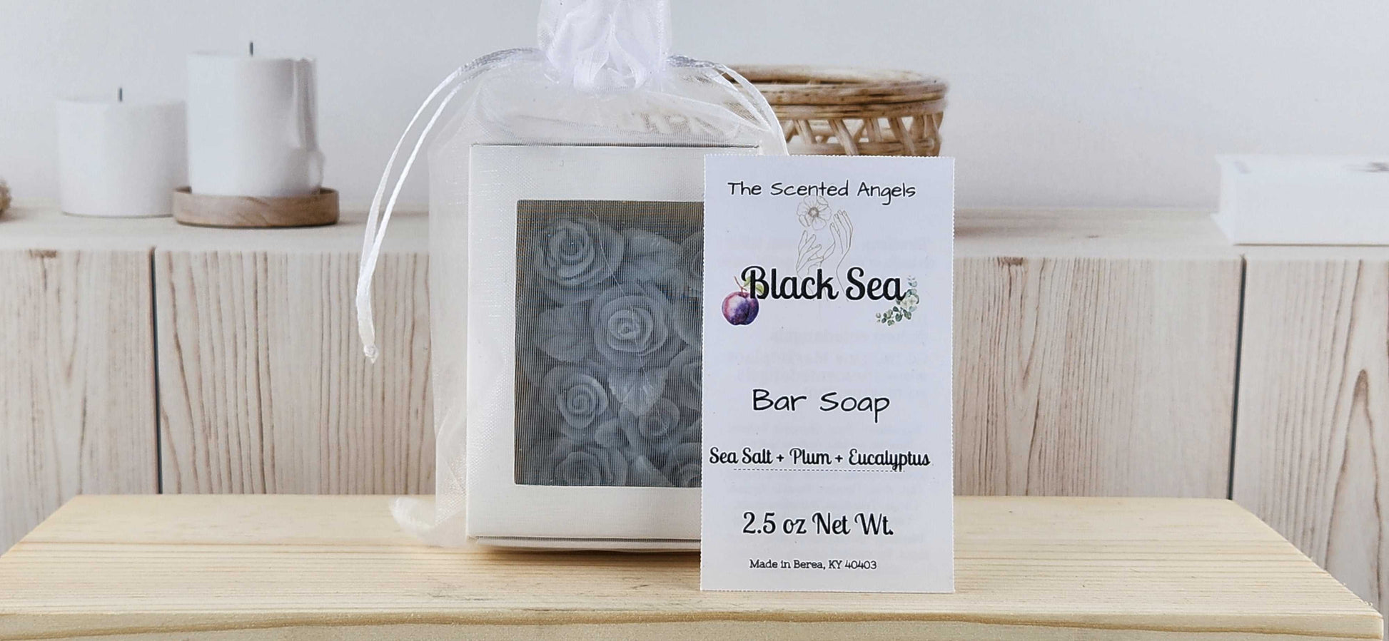 Black Sea Rose Petal Flower Soap Bar The Scented Angels Bar Soap
