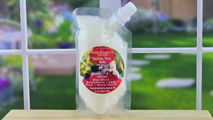 squeezable wax melt pouch 3 oz