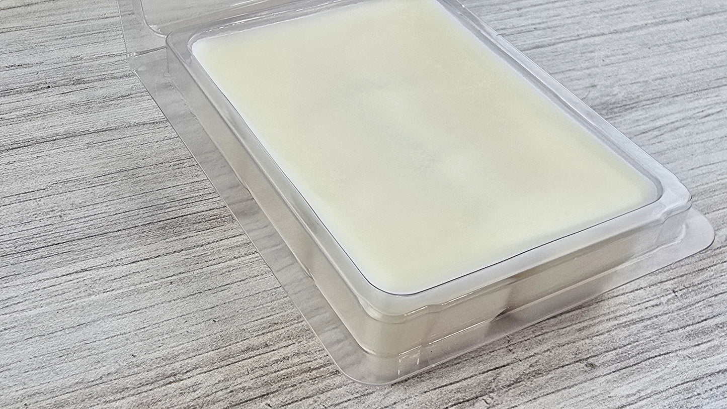 opened wax melt packaging