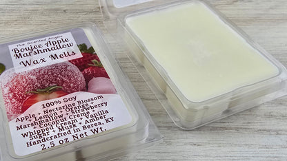 opened clamshell wax melt