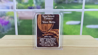 wax melts for men bourboned tobacco