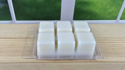 back of clamshell wax melt