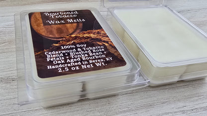 close up of clamshell wax melt for men