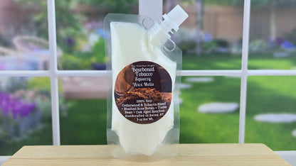 bourboned tobacco scented wax melt