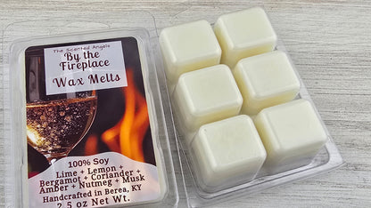 By the Fireplace clamshell wax melts side by side