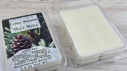 opened wax melt packaging