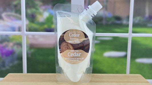 cedar scented squeezable wax melt