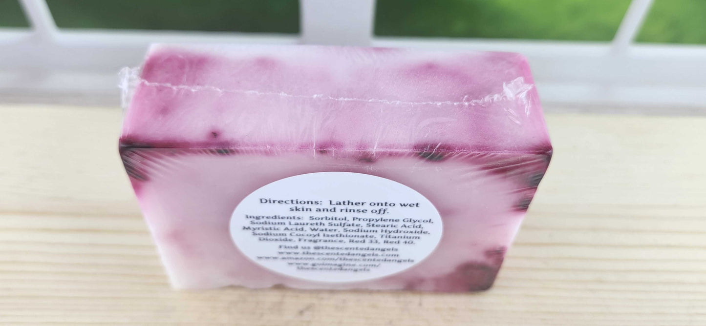 Cherry Blossom Swirl Bar Soap - 6.5 oz The Scented Angels Bar Soap