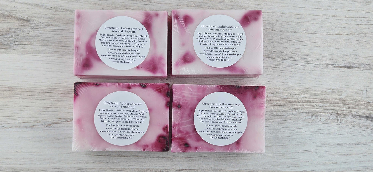 Cherry Blossom Swirl Bar Soap - 6.5 oz The Scented Angels Bar Soap