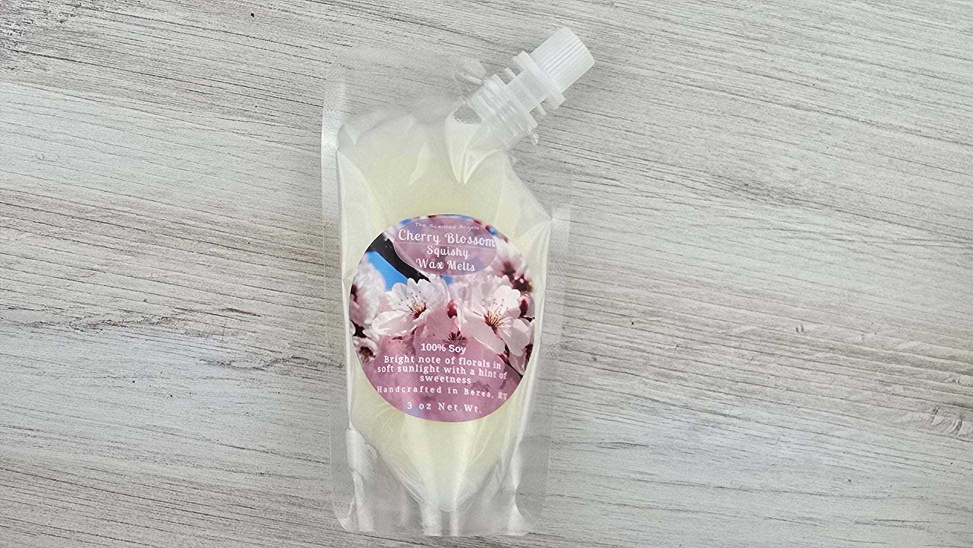 wax melt pouch laying flat