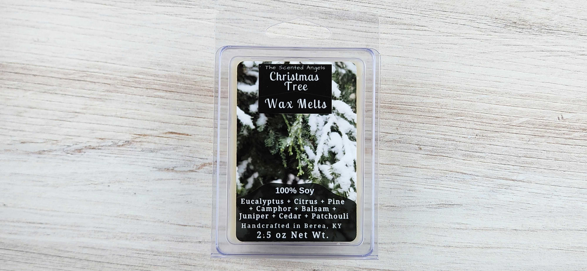 Christmas Tree -- 100% Soy Wax Melts - 2.5 oz - 6 cubes The Scented Angels Wax Melts