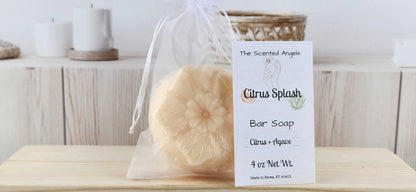 Citrus Splash Floral Bar Soap - F2 The Scented Angels Bar Soap