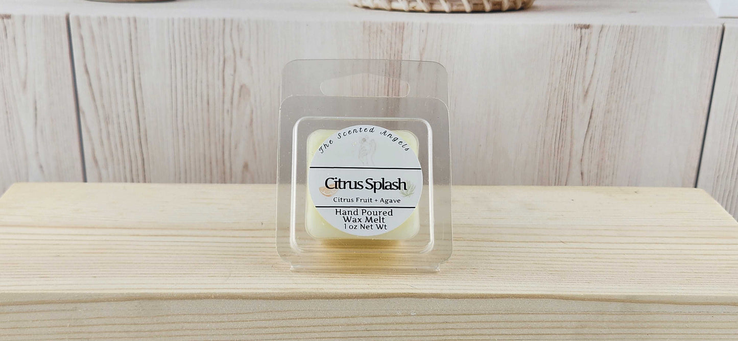 Citrus Splash Scented Wax Melts - 2.5 oz - 6 cubes - Home Fragrance The Scented Angels Wax Melts