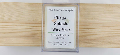 Citrus Splash Scented Wax Melts - 2.5 oz - 6 cubes - Home Fragrance The Scented Angels Wax Melts