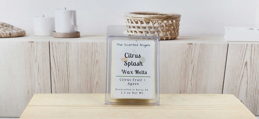 Citrus Splash Scented Wax Melts - 2.5 oz - 6 cubes - Home Fragrance The Scented Angels Wax Melts