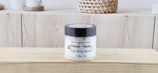 Coconut Vanilla Whipped Shea Body Butter The Scented Angels Whipped Body Butter - Shea