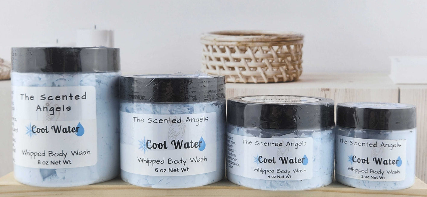 Cool Water Whipped Body Wash The Scented Angels Whipped Body Wash