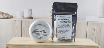 Cucumber & Aloe Face Mask Set The Scented Angels Face Mask