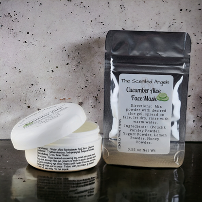 Cucumber & Aloe Face Mask Set The Scented Angels Face Mask