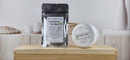 Cucumber & Aloe Face Mask Set The Scented Angels Face Mask