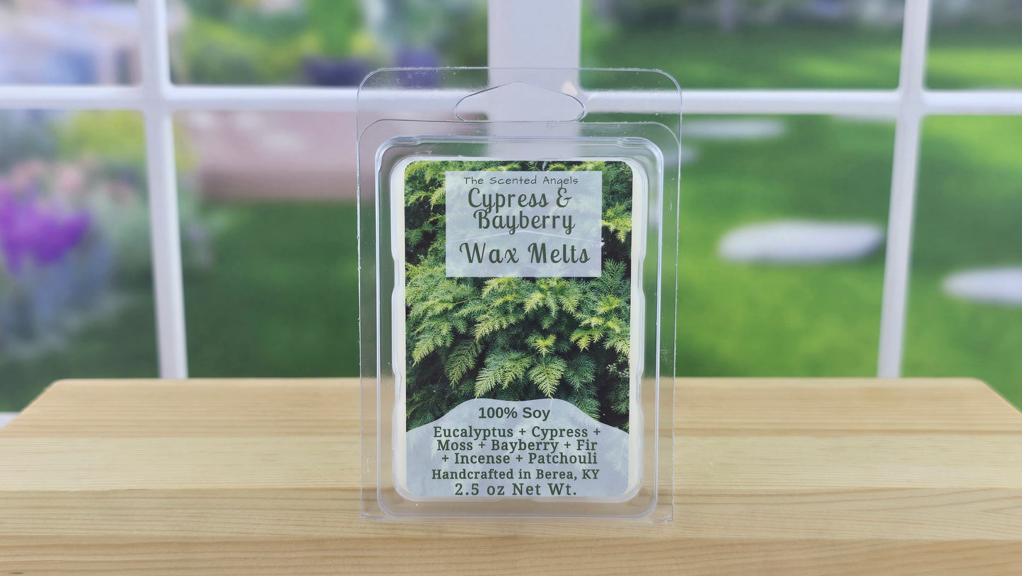 Cypress & Bayberry clamshell wax melt