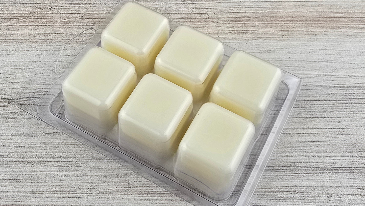 back of clamshell wax melt