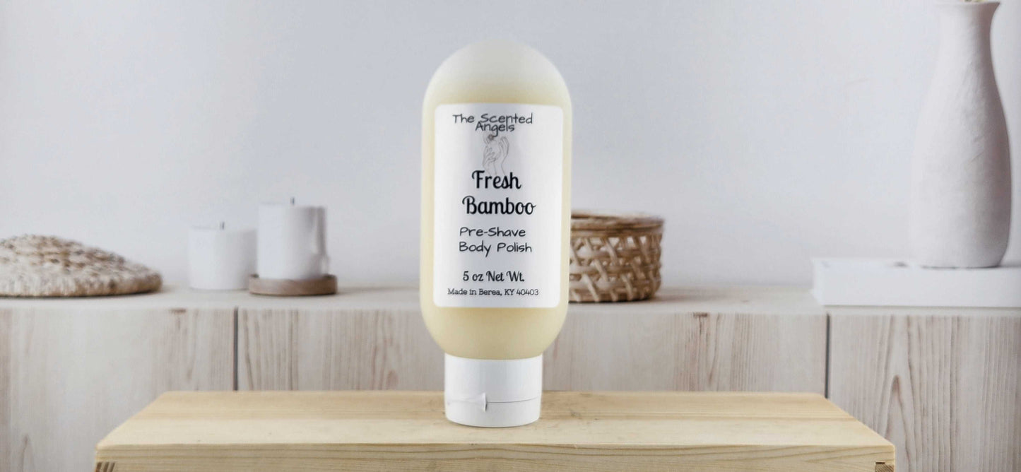 Fresh Bamboo Pre-shave Polish and Shaving Cream The Scented Angels Shaving Cream