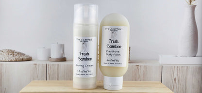 Fresh Bamboo Pre-shave Polish and Shaving Cream The Scented Angels Shaving Cream