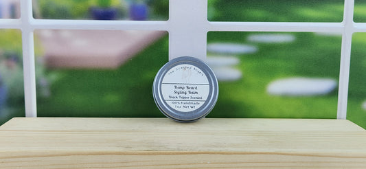 Hemp Beard Balm for Men 1 oz front label