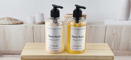 Island Nectar Body Wash & Lotion Set The Scented Angels Body Wash & Lotion Set