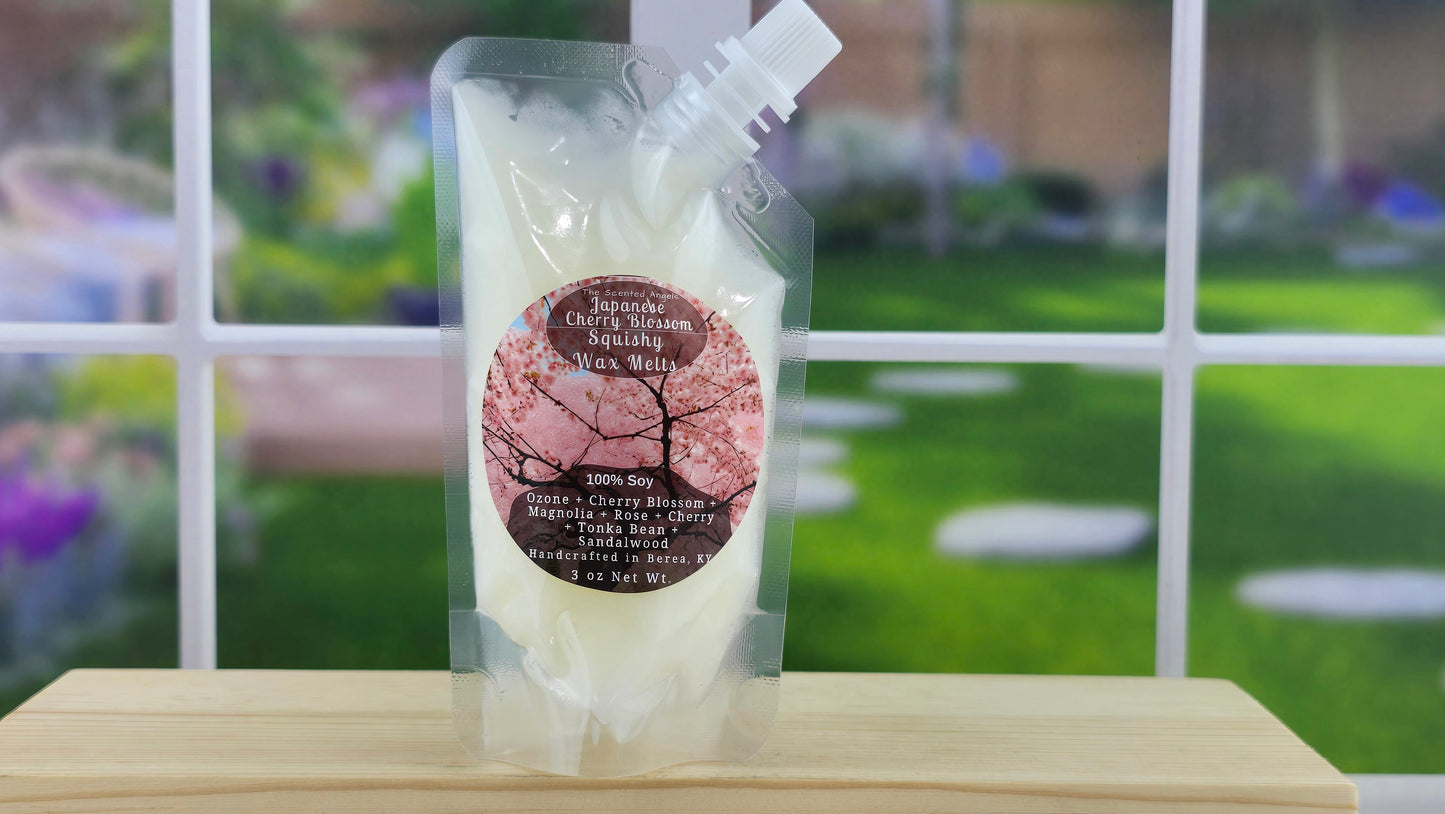 squeezable wax melt pouch 3 oz