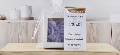 L.O.V.E. Rose Flower Bar Soap - READ DESCRIPTION The Scented Angels Bar Soap