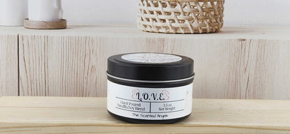 L.O.V.E. Scented Paraffin/Soy Candle - Black The Scented Angels Soy/paraffin Candles