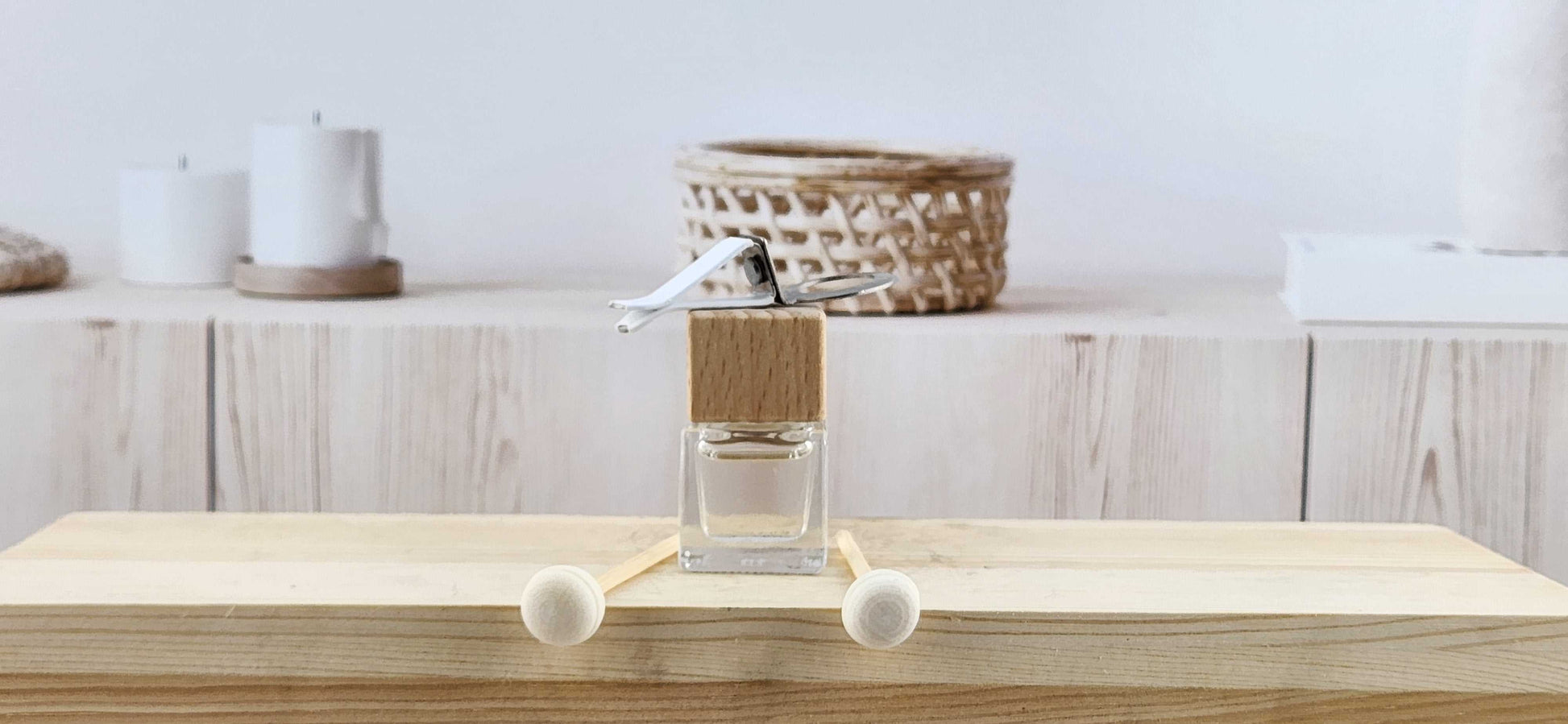 L.O.V.E. Scented Reed Diffuser - Comes with 6 reeds - Modern Glass Bottle The Scented Angels Reed Diffuser