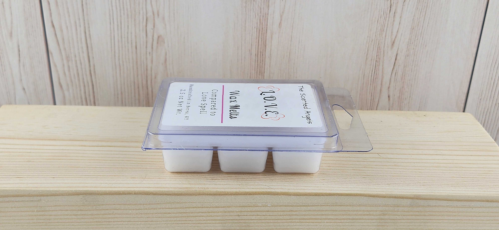 L.O.V.E. Scented Wax Melts - 6 cubes per package - 2.5 oz The Scented Angels Wax Melts