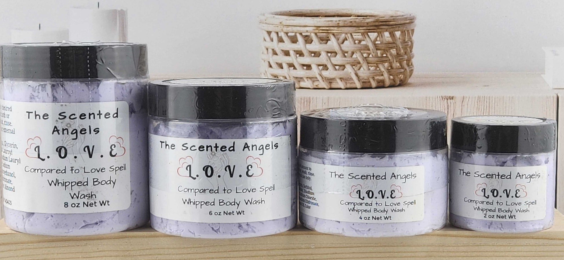 L.O.V.E. Whipped Body Wash The Scented Angels Whipped Body Wash