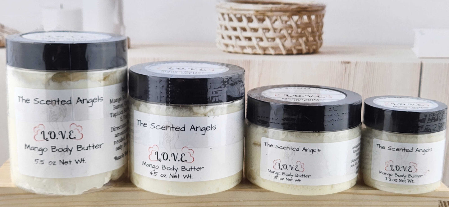 L.O.V.E. Whipped Mango Body Butter The Scented Angels Whipped Body Butter - Mango