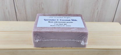 Lavender & Coconut Milk Bar Soap - 7 oz The Scented Angels Bar Soap