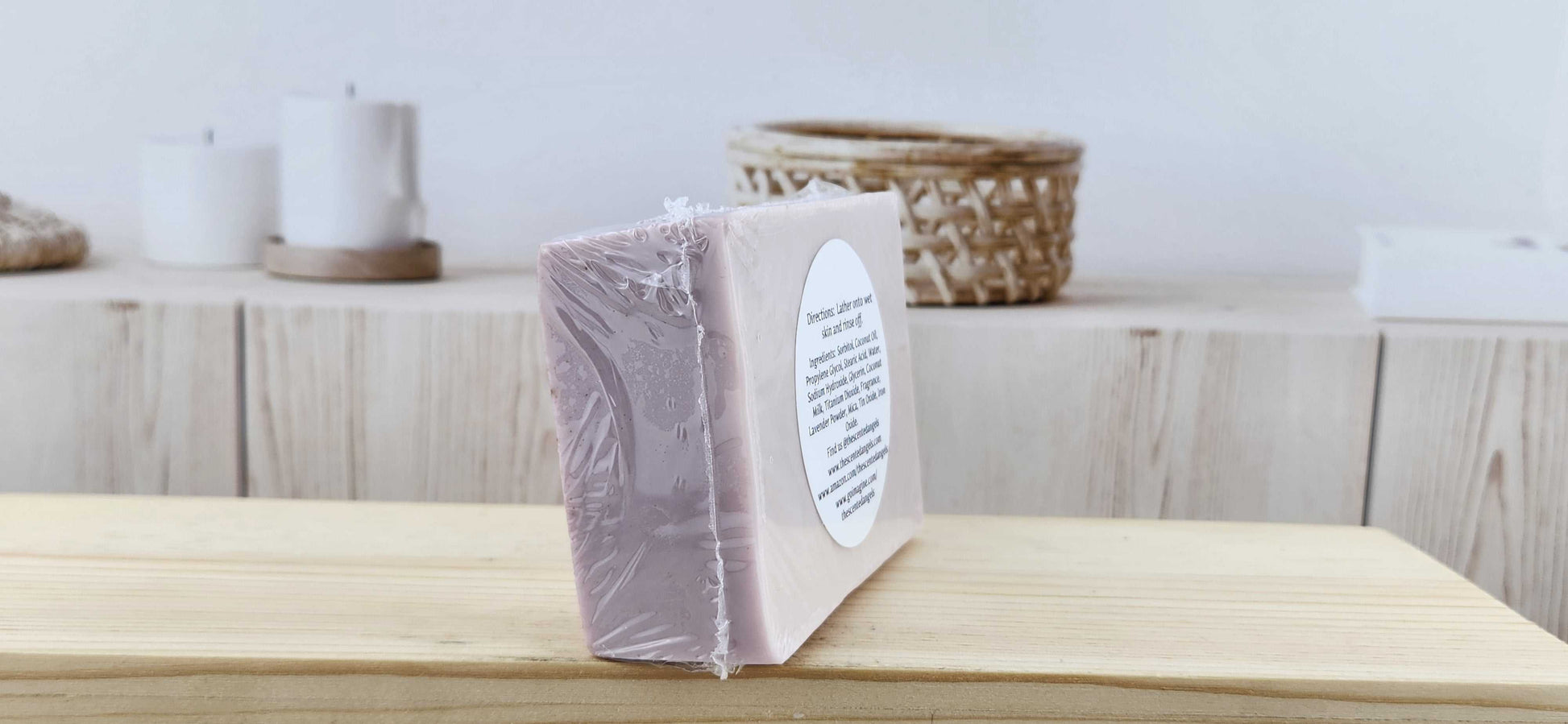 Lavender & Coconut Milk Bar Soap - 7 oz The Scented Angels Bar Soap