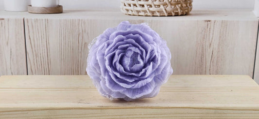 Lavender Peony Flower Bar Soap The Scented Angels Floral Bar Soap